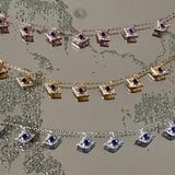 Mini Evil Eye Charm Bracelet - Bansri Mehta Design