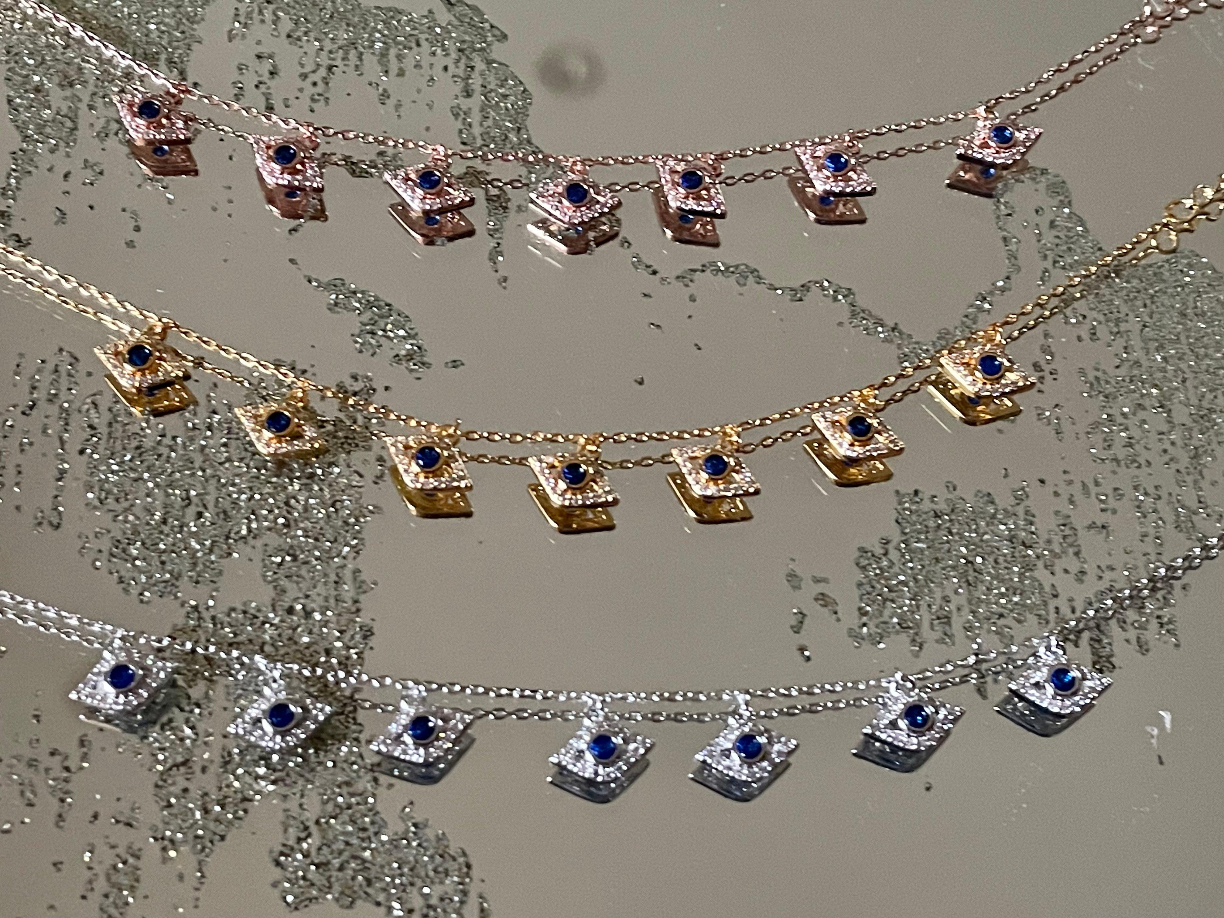 Mini Evil Eye Charm Bracelet - Bansri Mehta Design